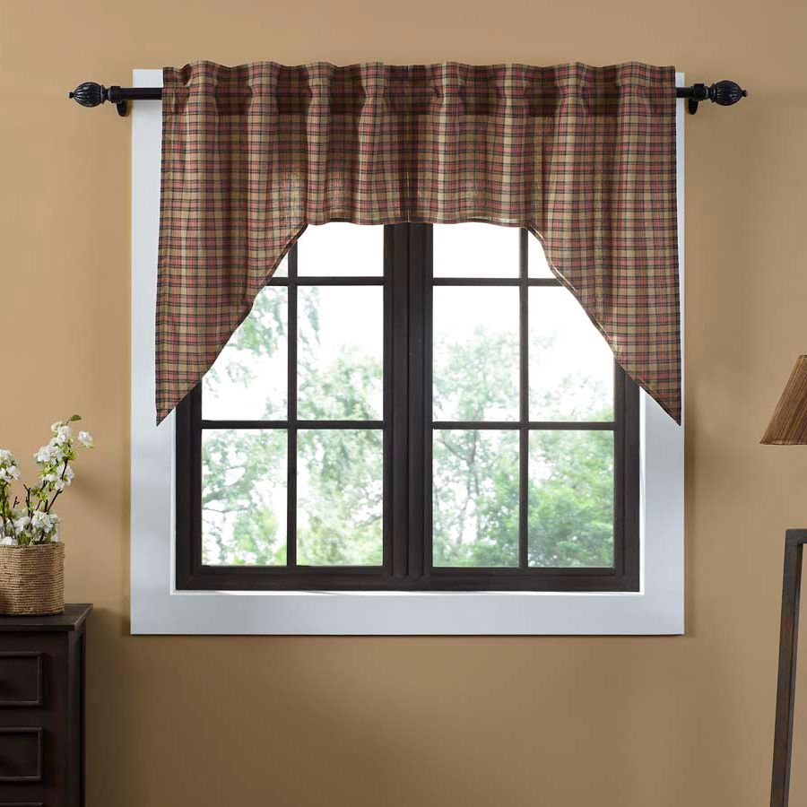Floral-Inspired Crosswoods Swag Curtains