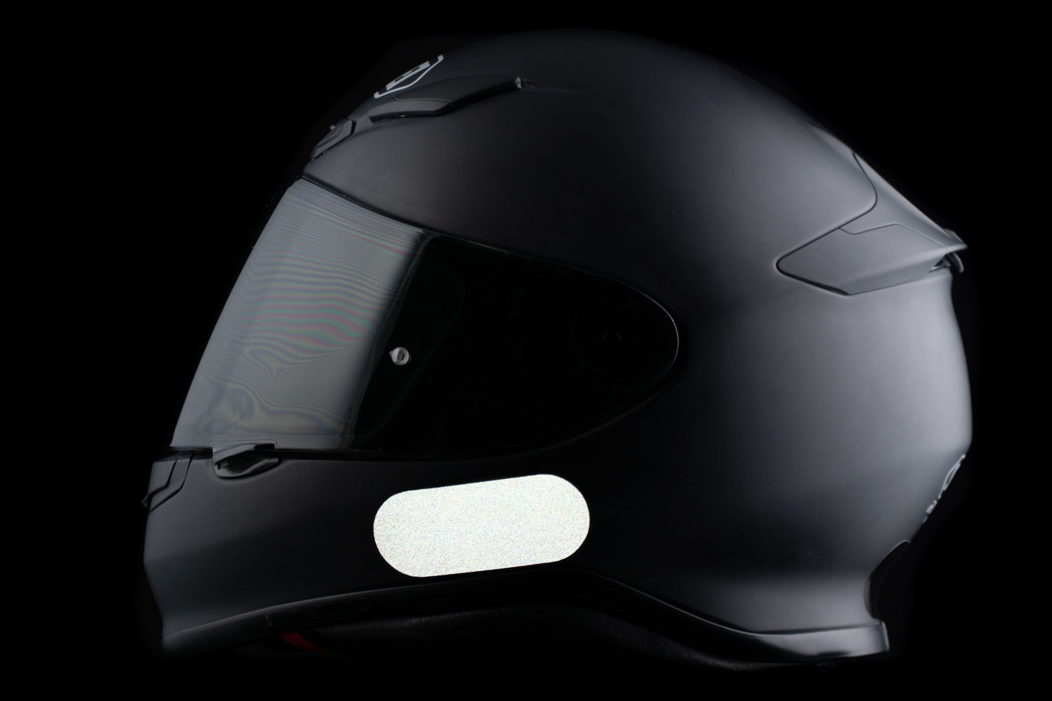 Reflective Motorcycle Helmet Decal - Universal Fit