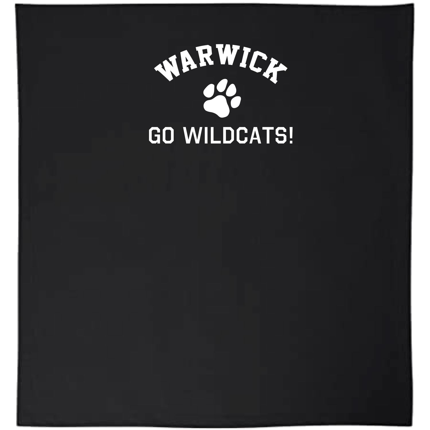 Sanfordville Wildcats Stadium Blanket - Cozy Cotton-Blend Support