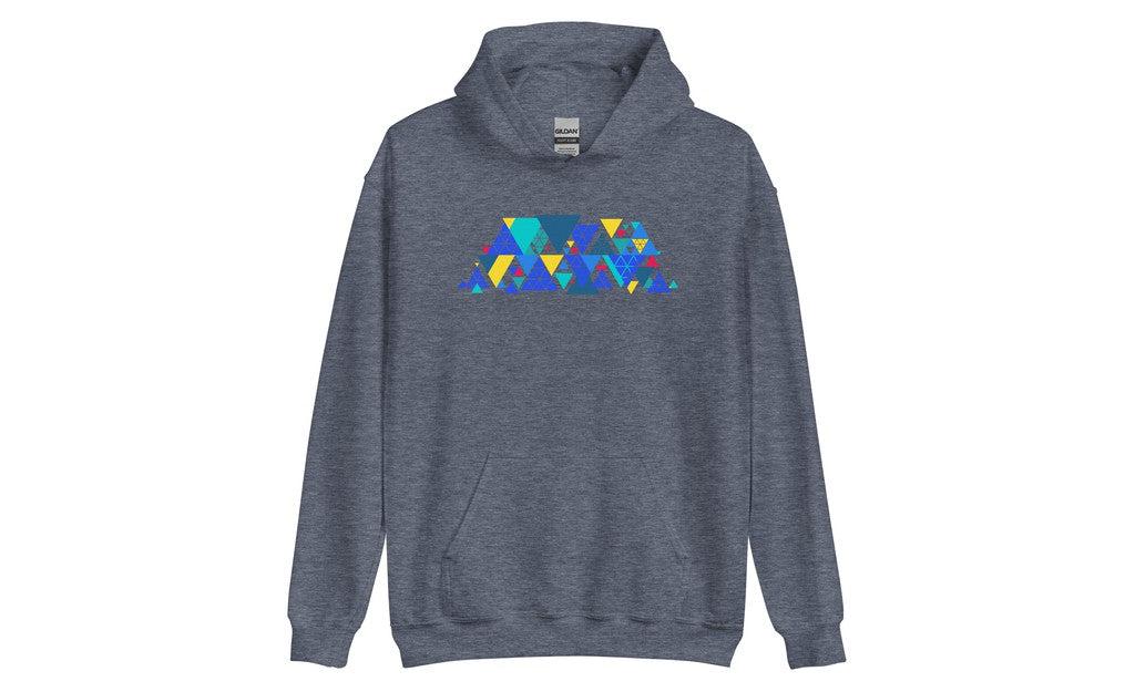 Geometric Pyraminx Hoodie - Cozy and Stylish Sweatshirt