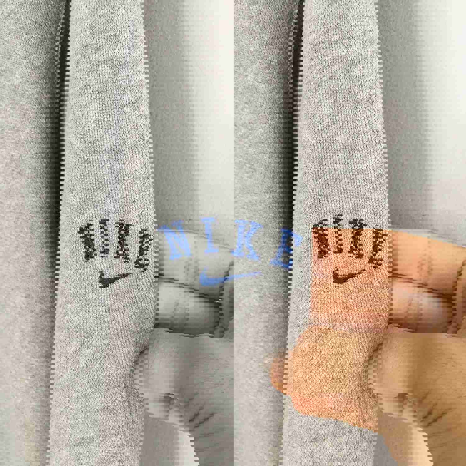 Vintage 90s Nike Swoosh Hoodie Sweatshirt - Medium