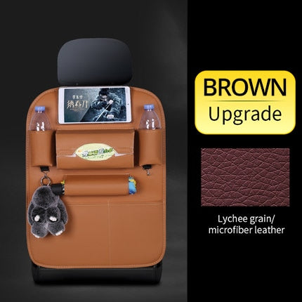 Premium Car Back Seat Organizer with Foldable Table and Tablet Holder