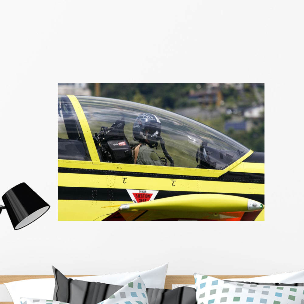 Pilot Cockpit Pilatus PC-9 Vinyl Wall Decal