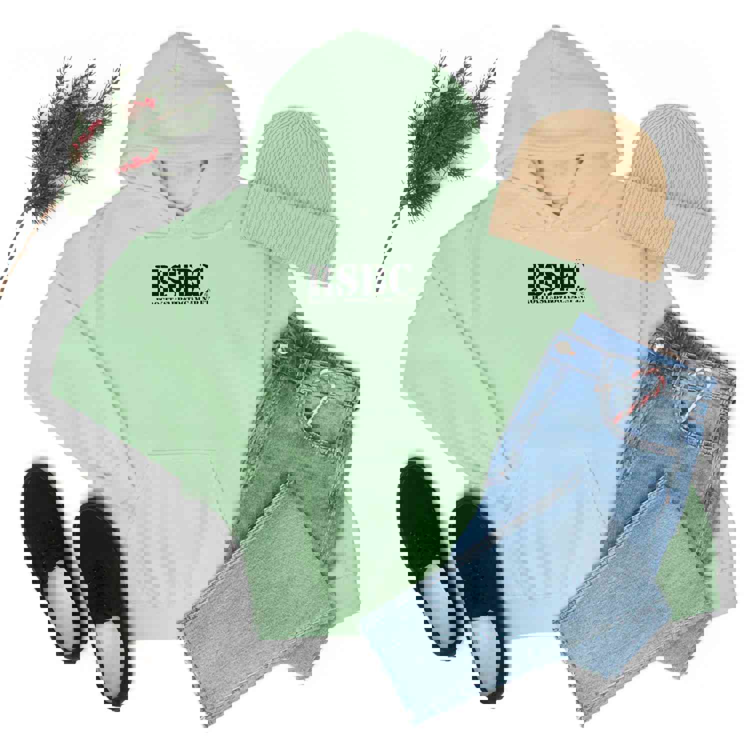 RSBC Unisex Heavy Blend Hoodie - Plush Comfort in Mint