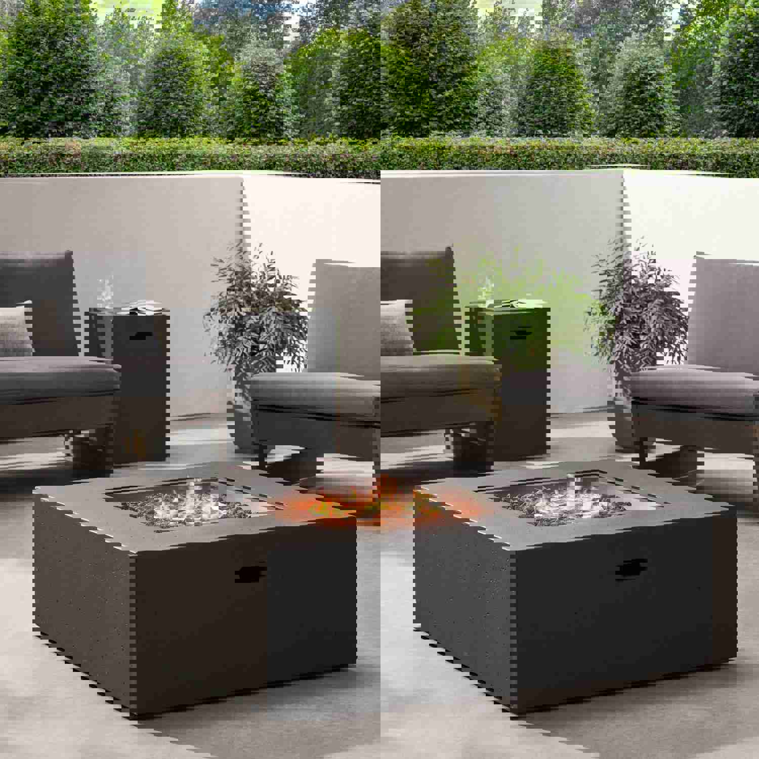 Hearth Square 50K BTU Outdoor Propane Fire Pit Table