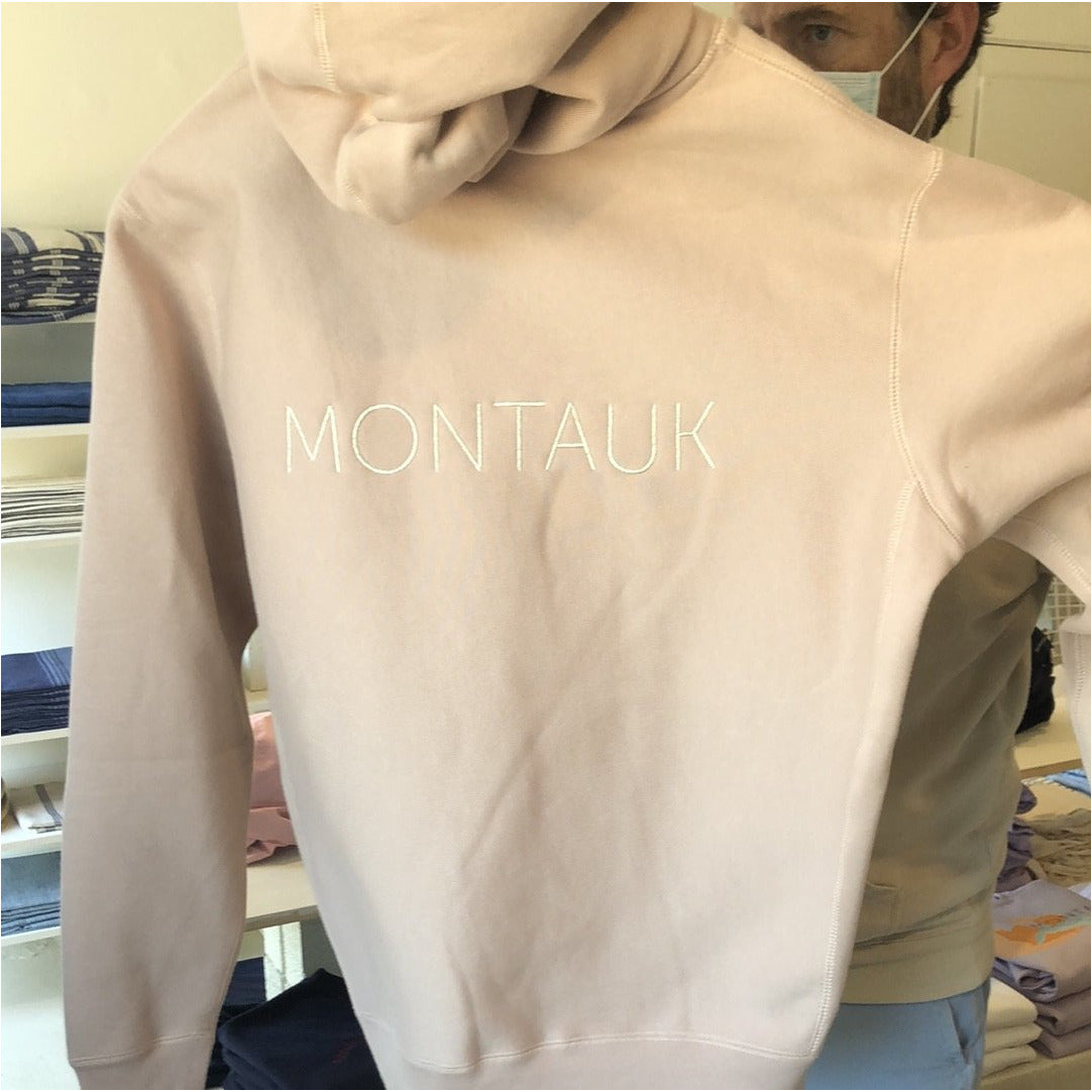 Unisex MTK Embroidered Hoodie with Printed Back
