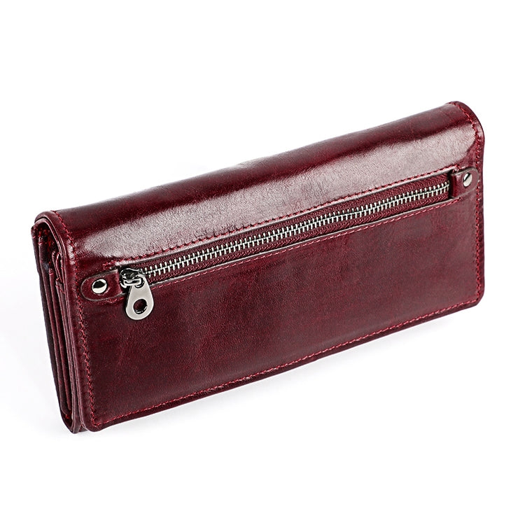 Rustic RFID-Blocking Genuine Leather Wallet for Men