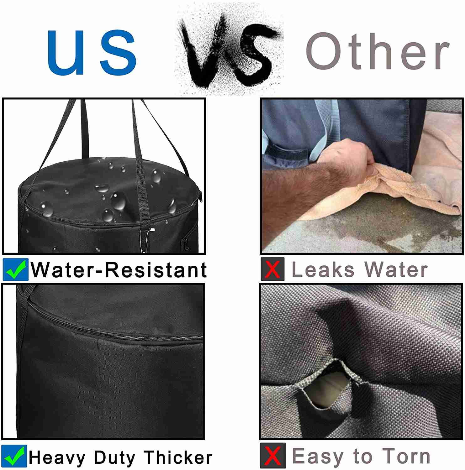 Water-Resistant Outdoor Fire Pit Carrying Bag for Outland Firebowl 863 & 864