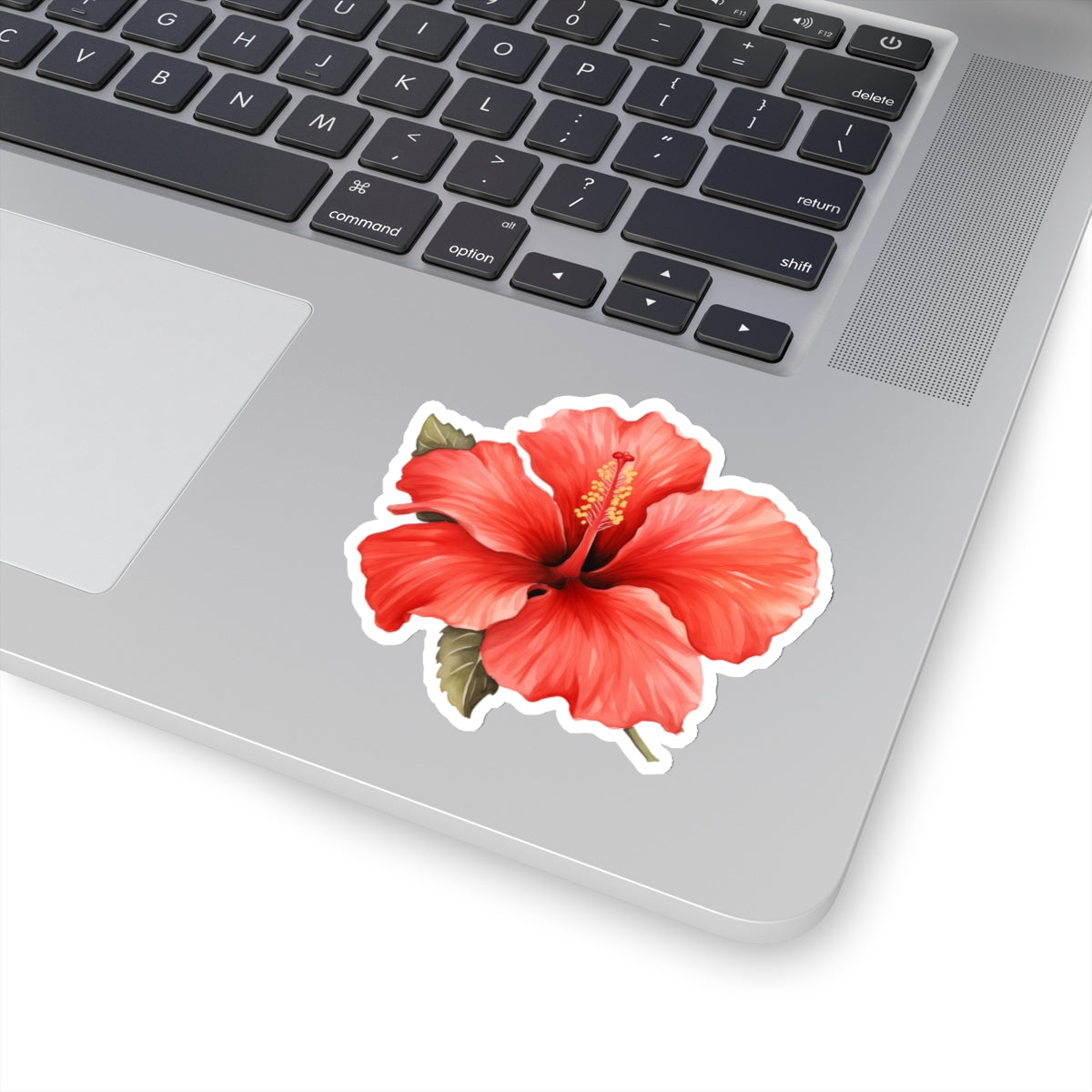 Hibiscus Flower Vinyl Sticker Decal - Waterproof & Reusable for Multiple Surfaces