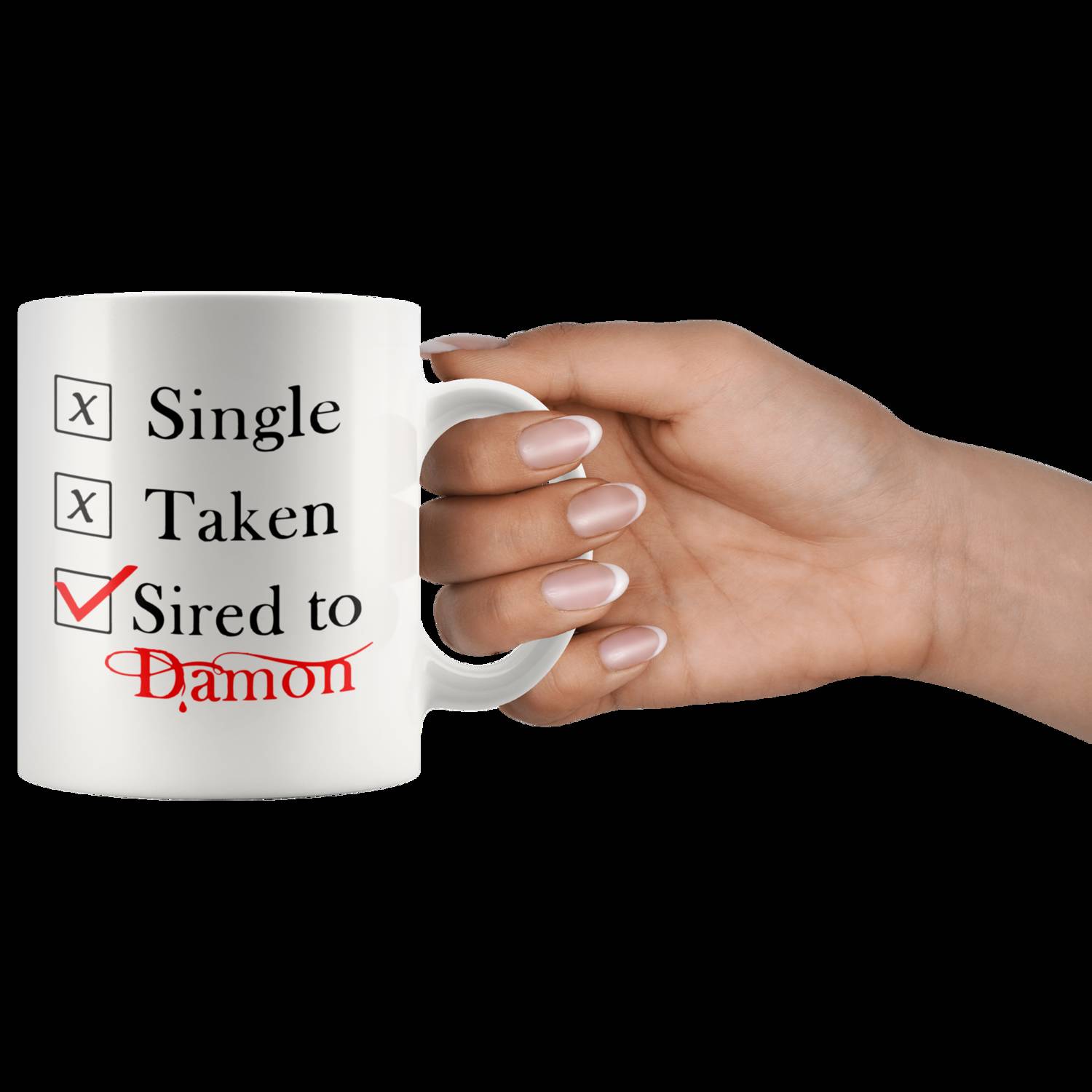[Vampire Diaries] Damon-Inspired Ceramic Mug, 11oz