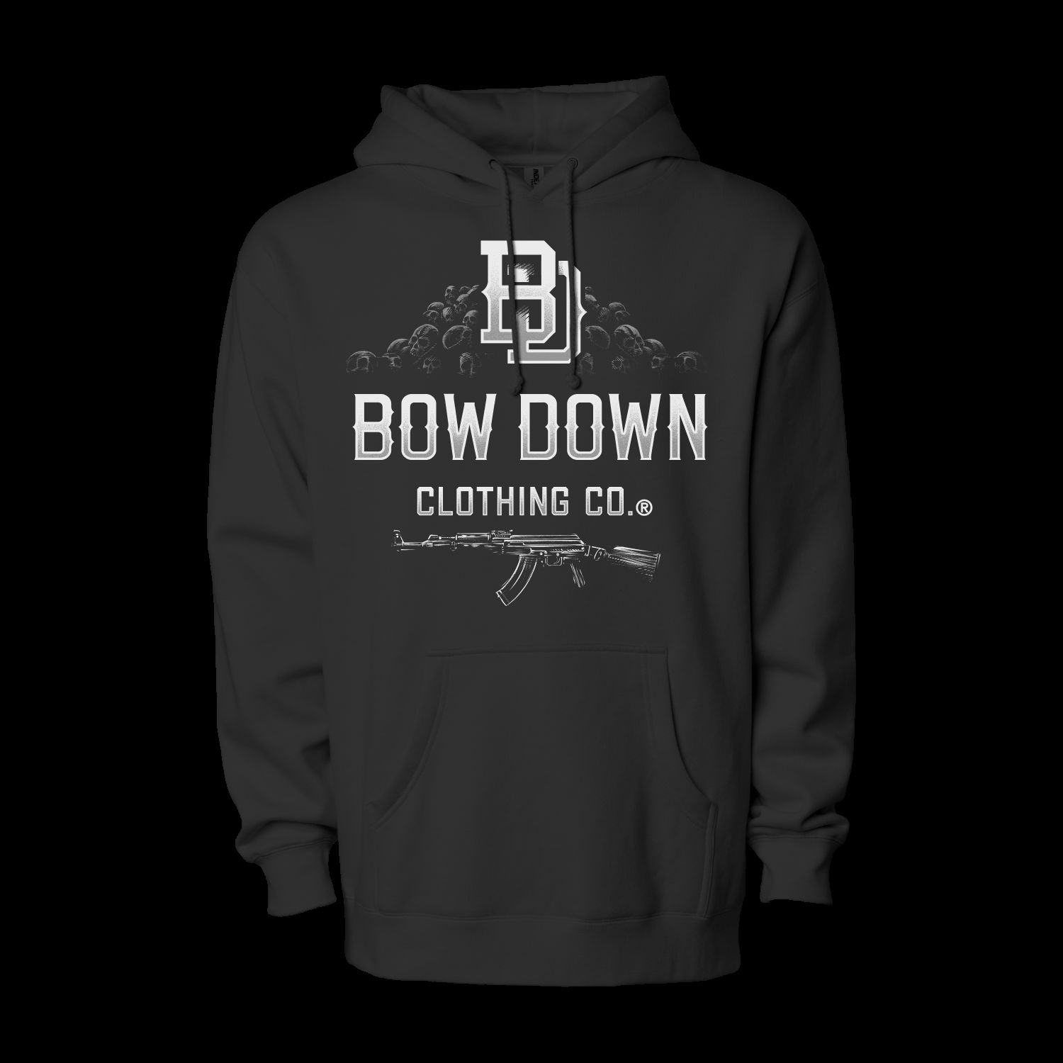 Skull Hill Pullover Hoodie by Bow Down Streetwear