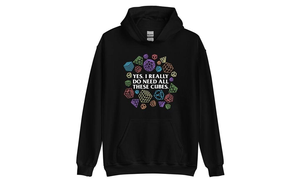 Cozy Rubik's Cube Themed Hoodie - Comfortable & Stylish for Puzzle Enthusiasts