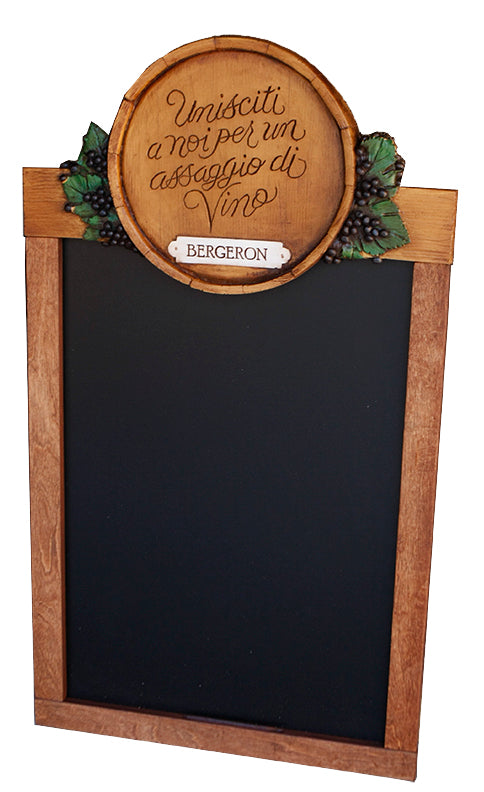 Personalized Italian Wine Tasting Chalkboard