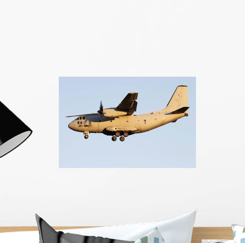 Alenia C-27j Spartan Italian Tan Wall Decal - Vibrant Decor for Any Space