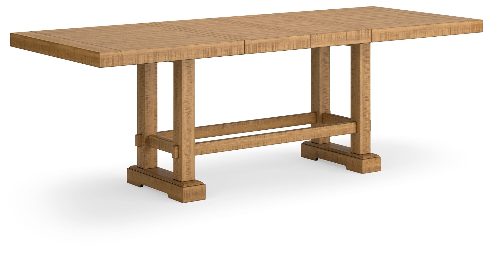 Rustic Charm - Counter Height Dining Table with Extension