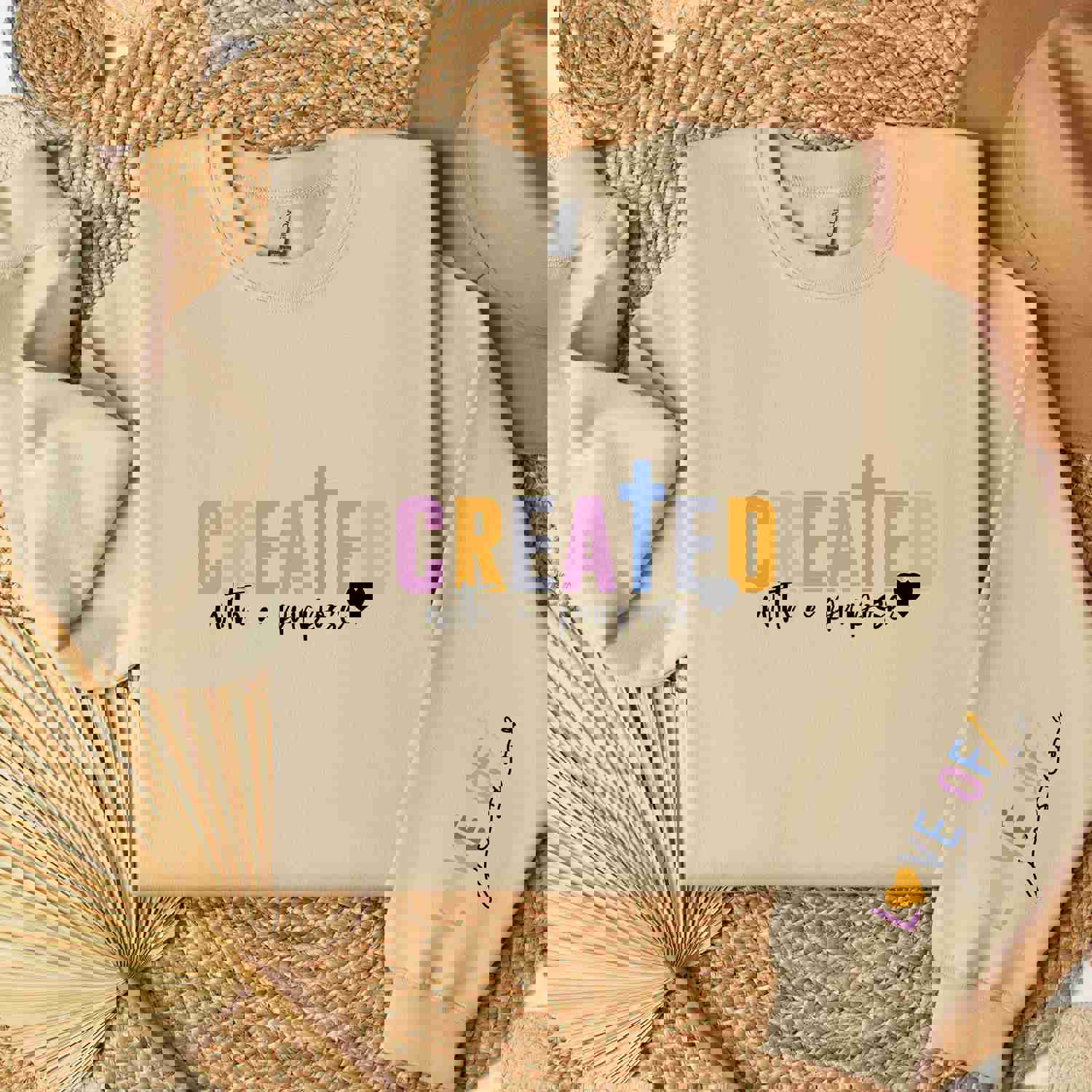 Faith-Inspired Hoodie for Women - Created with a Purpose