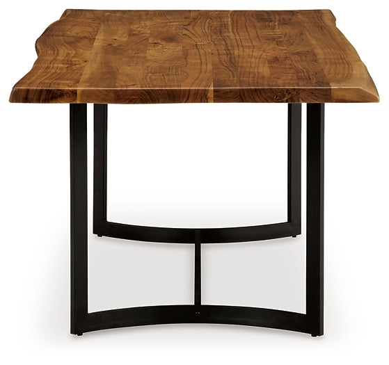Fortmaine Modern Acacia Wood Rectangular Dining Table