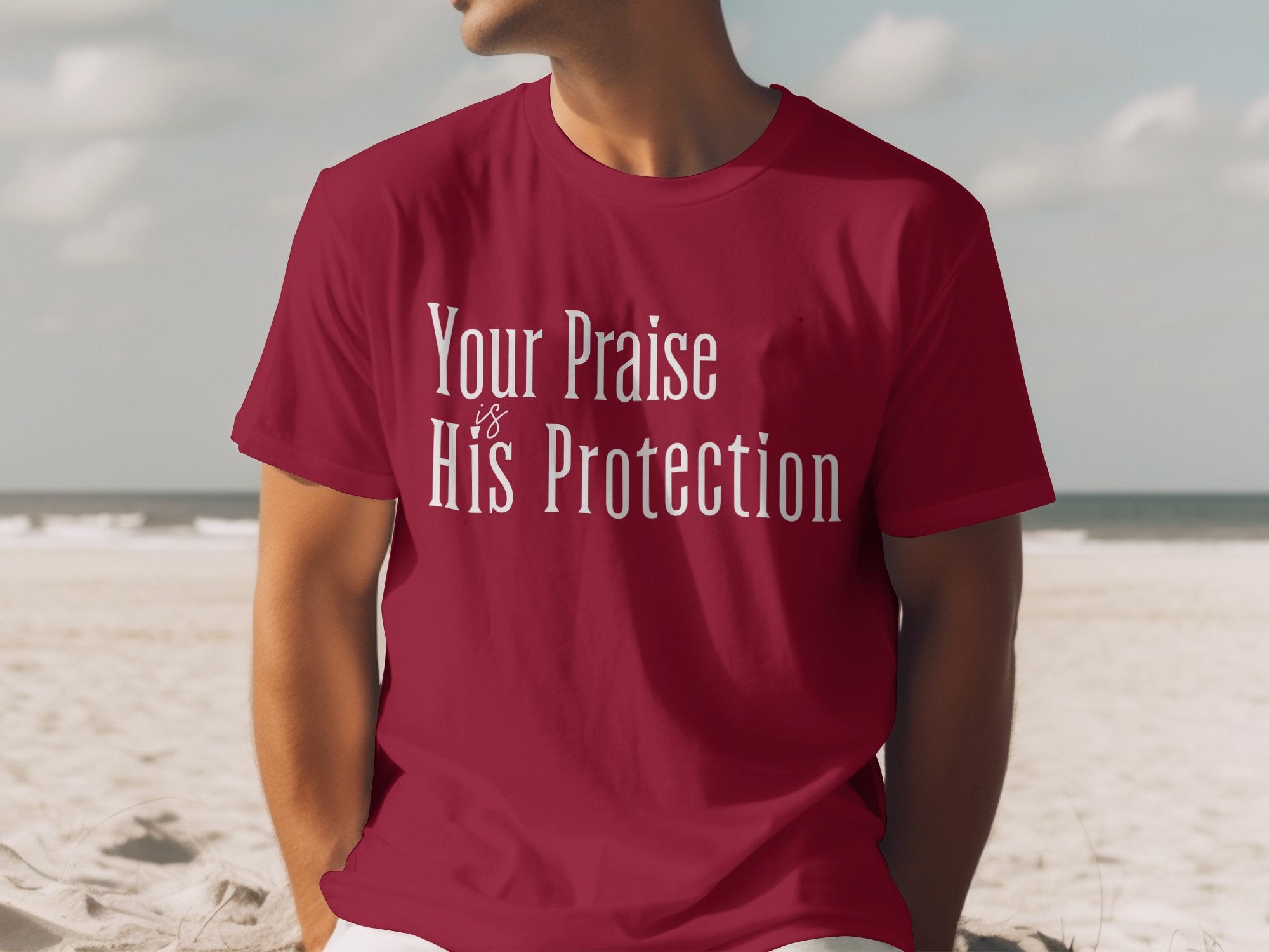 Faith-Inspired Clothing - Praise is His Protection, Unisex Christian Apparel