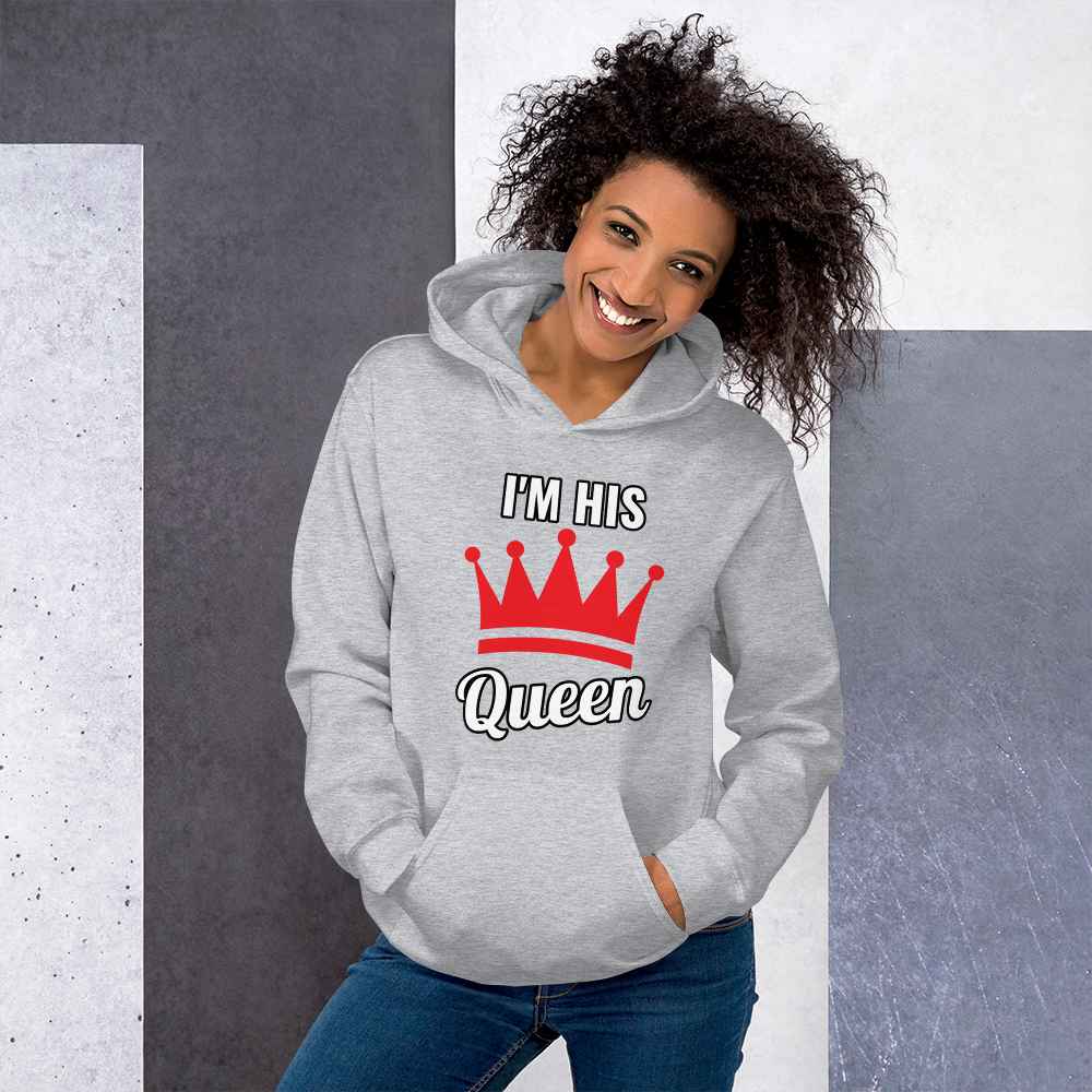 Cozy and Stylish "His Queen" Hoodie