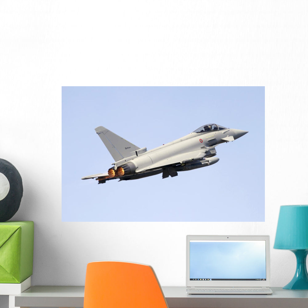Italian Eurofighter Typhoon 2000 In-Flight Wall Decal