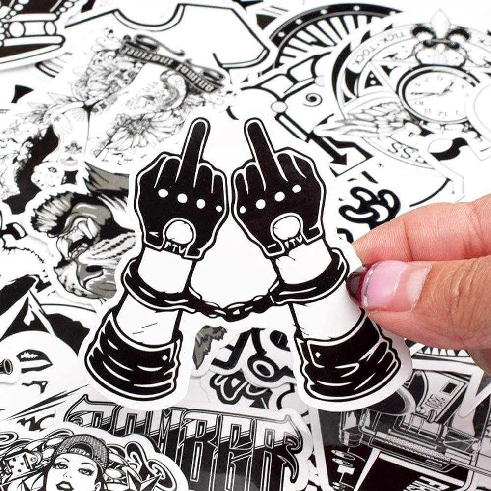 QTL Durable Vinyl Stickers for Laptops, Cars, and Home Decor