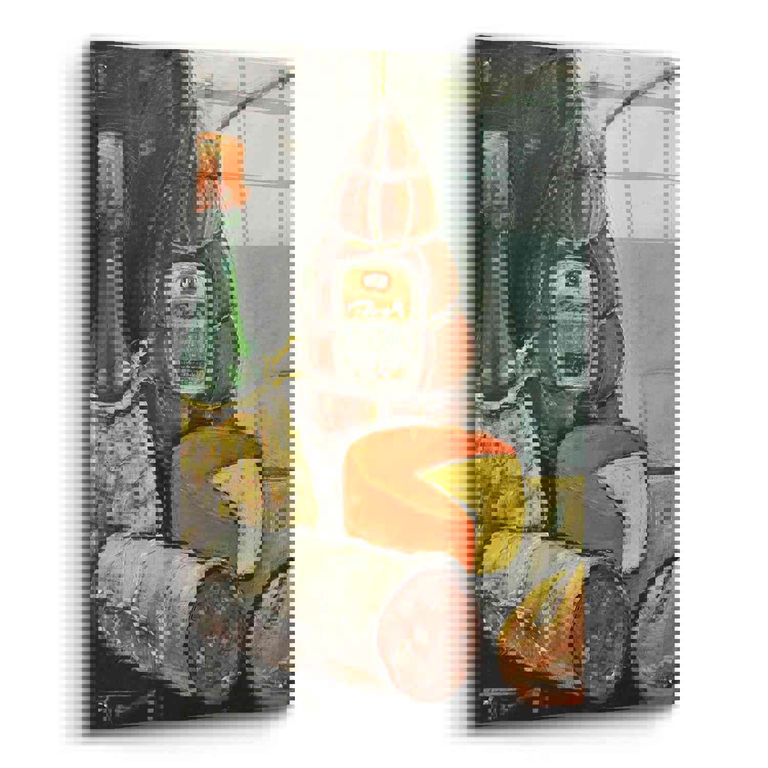 Epic Art - Tim Nyberg's "Bottle of Wine Italian Deli" Acrylic Wall Art