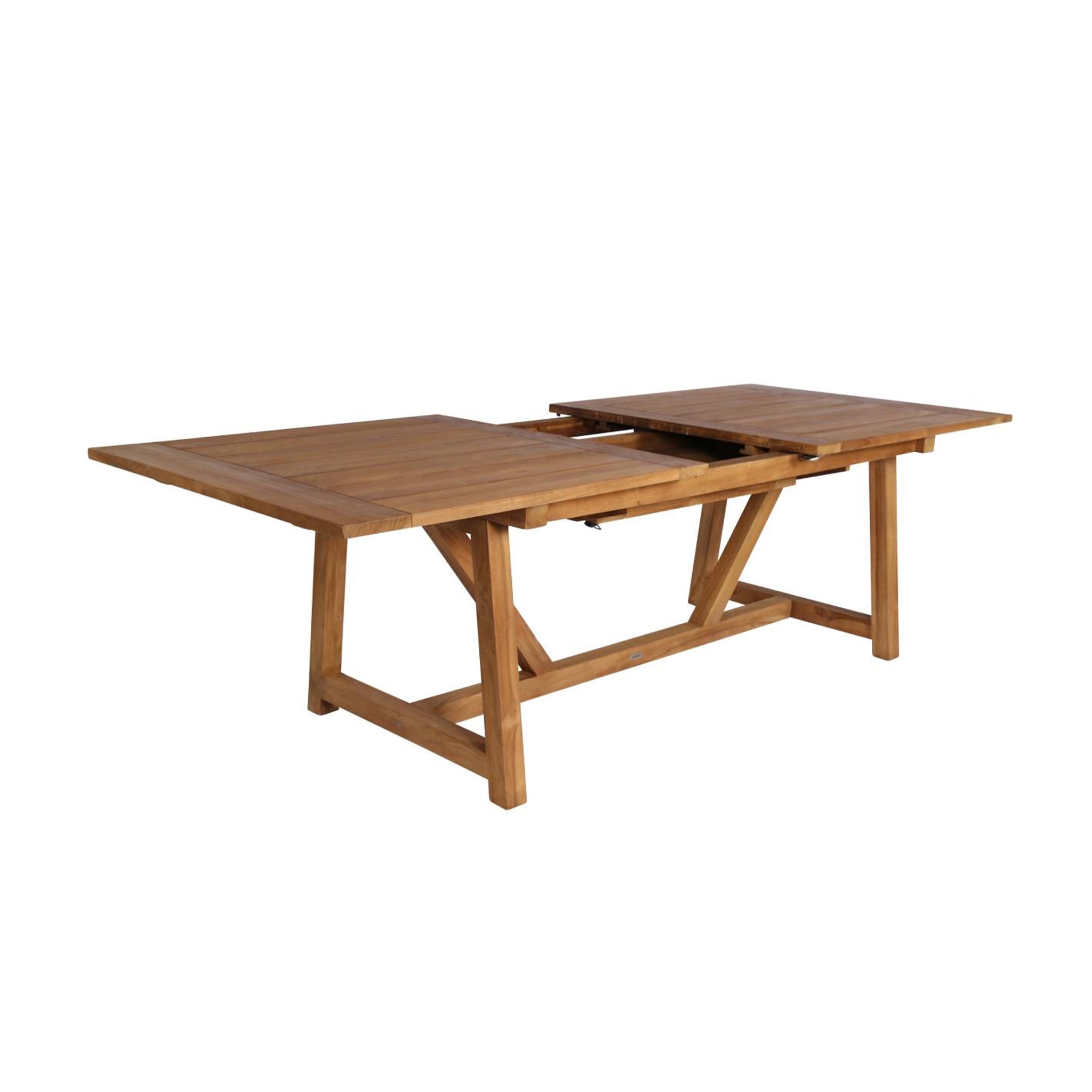George Outdoor Extension Table - Versatile Teak Wood Dining Solution