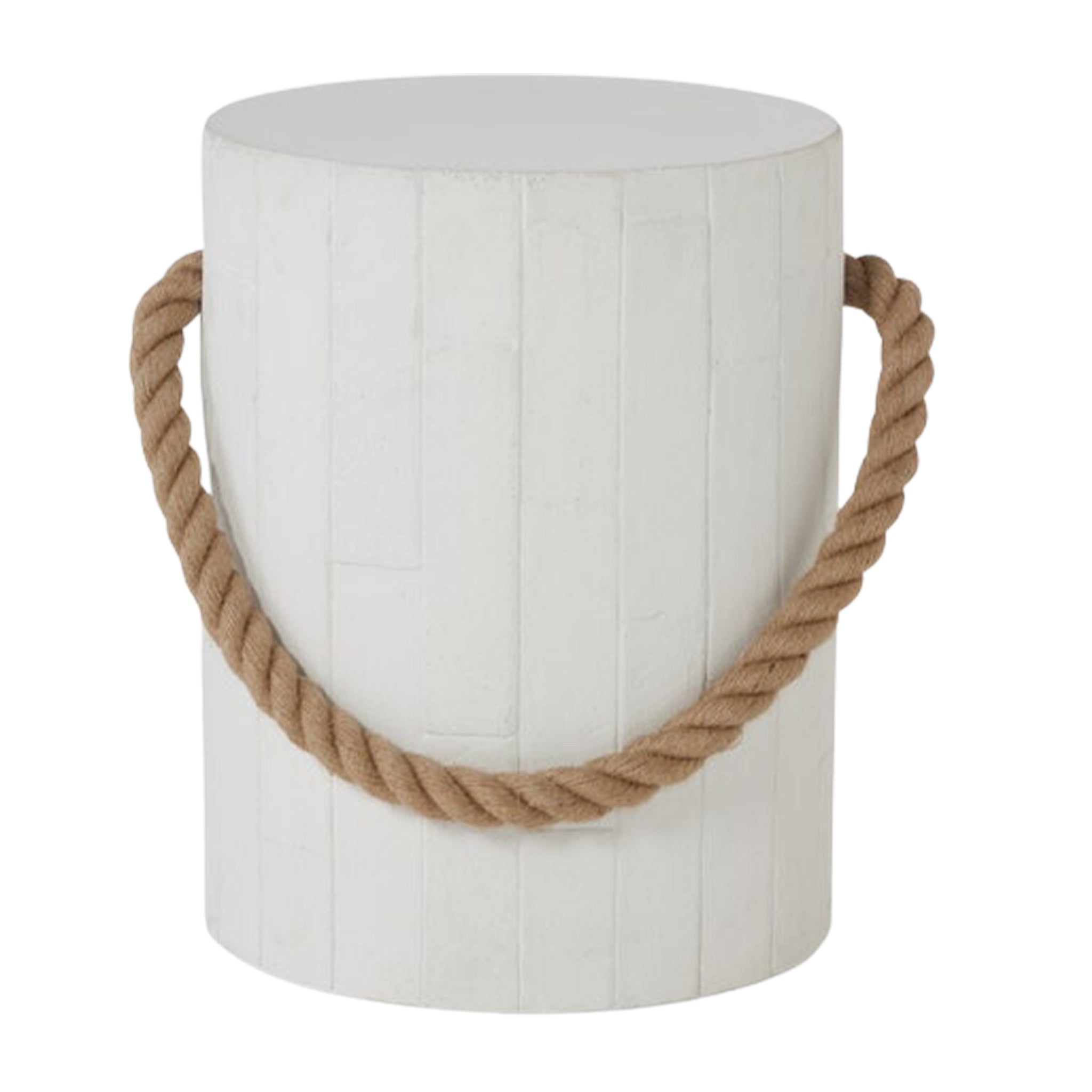 Nautical-Inspired Concrete Outdoor Side Table