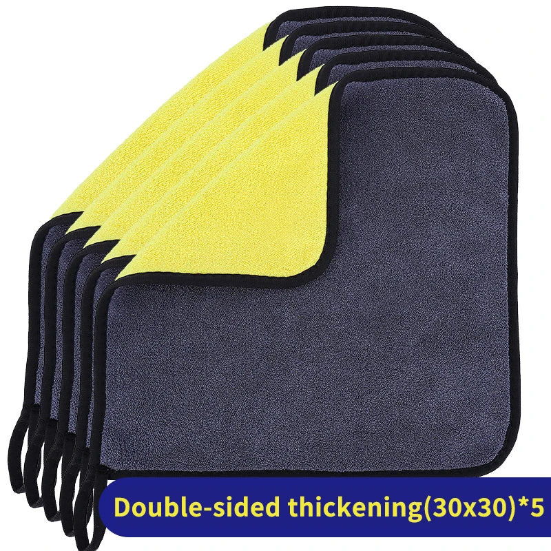 Premium Microfiber Towels for Car Cleaning and Detailing