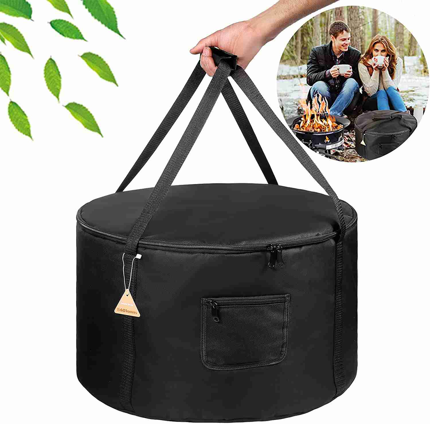 Water-Resistant Outdoor Fire Pit Carrying Bag for Outland Firebowl 863 & 864