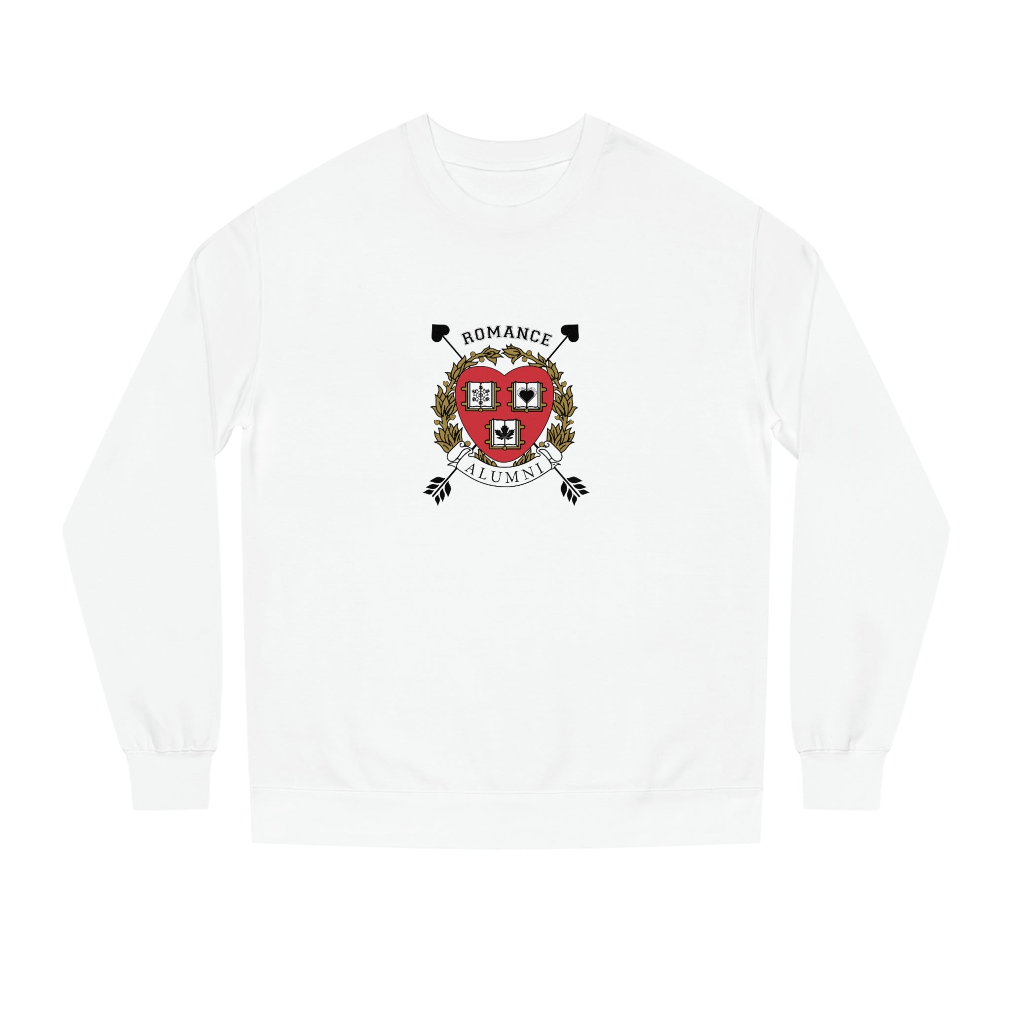 Arrow Crest Alumni Sweatshirt - Comfortable Crew Neck