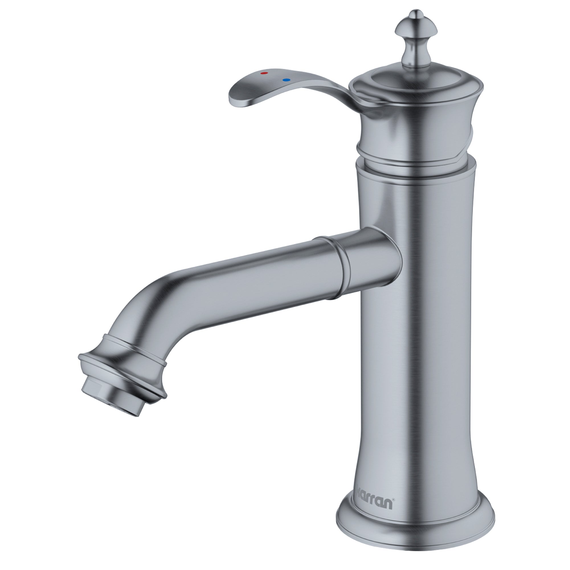 Karran Vineyard 1.2 GPM Single Lever Handle Lead-free Brass ADA Bathroom Faucet, KBF470SS