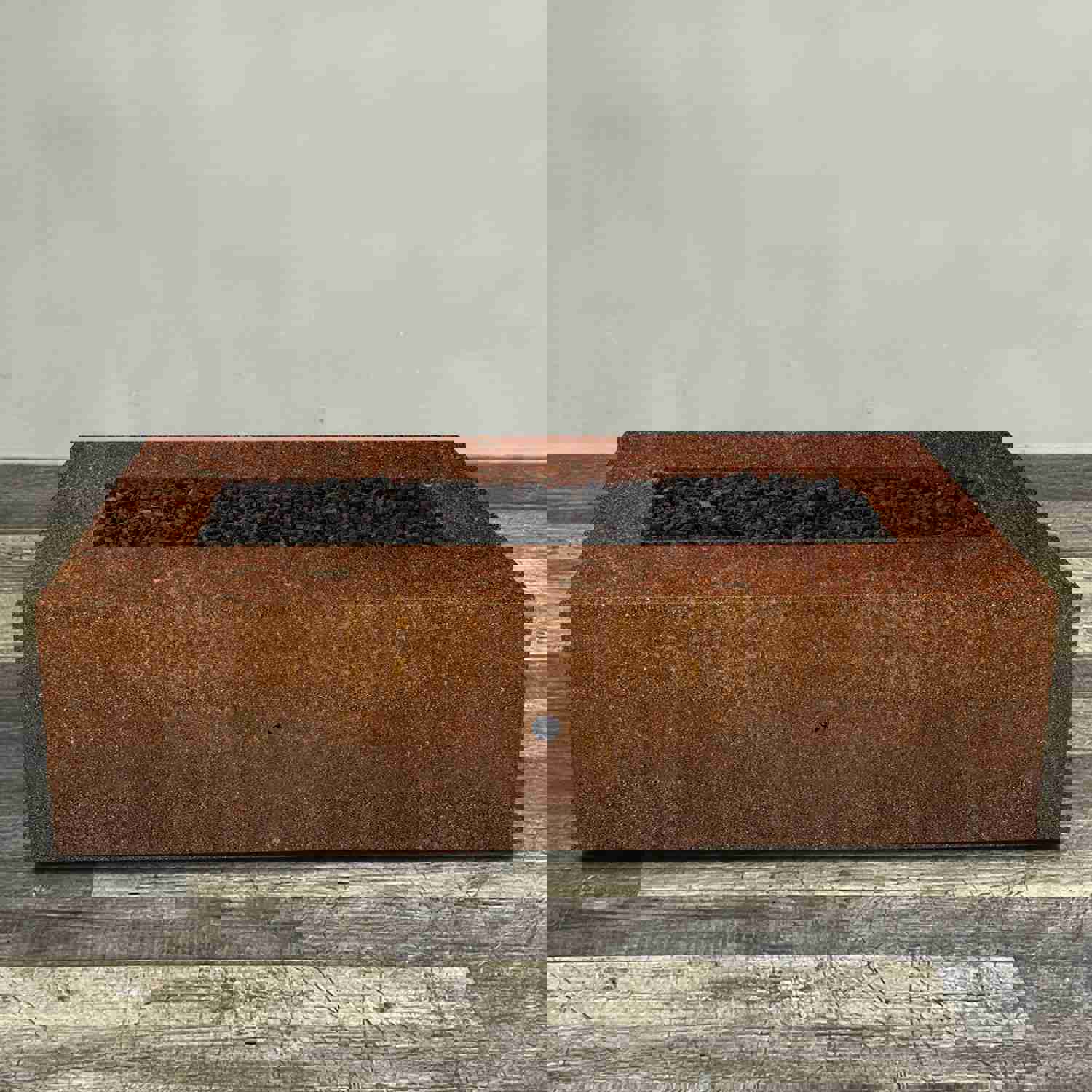 Starfire Designs Gravity 72" x 38" Rectangle Corten Steel Gas Fire Pit