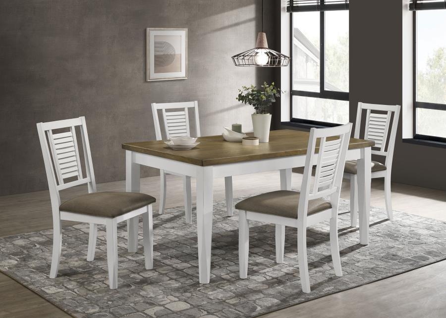 Elegant Appleton 5-Piece Solid Wood Dining Set