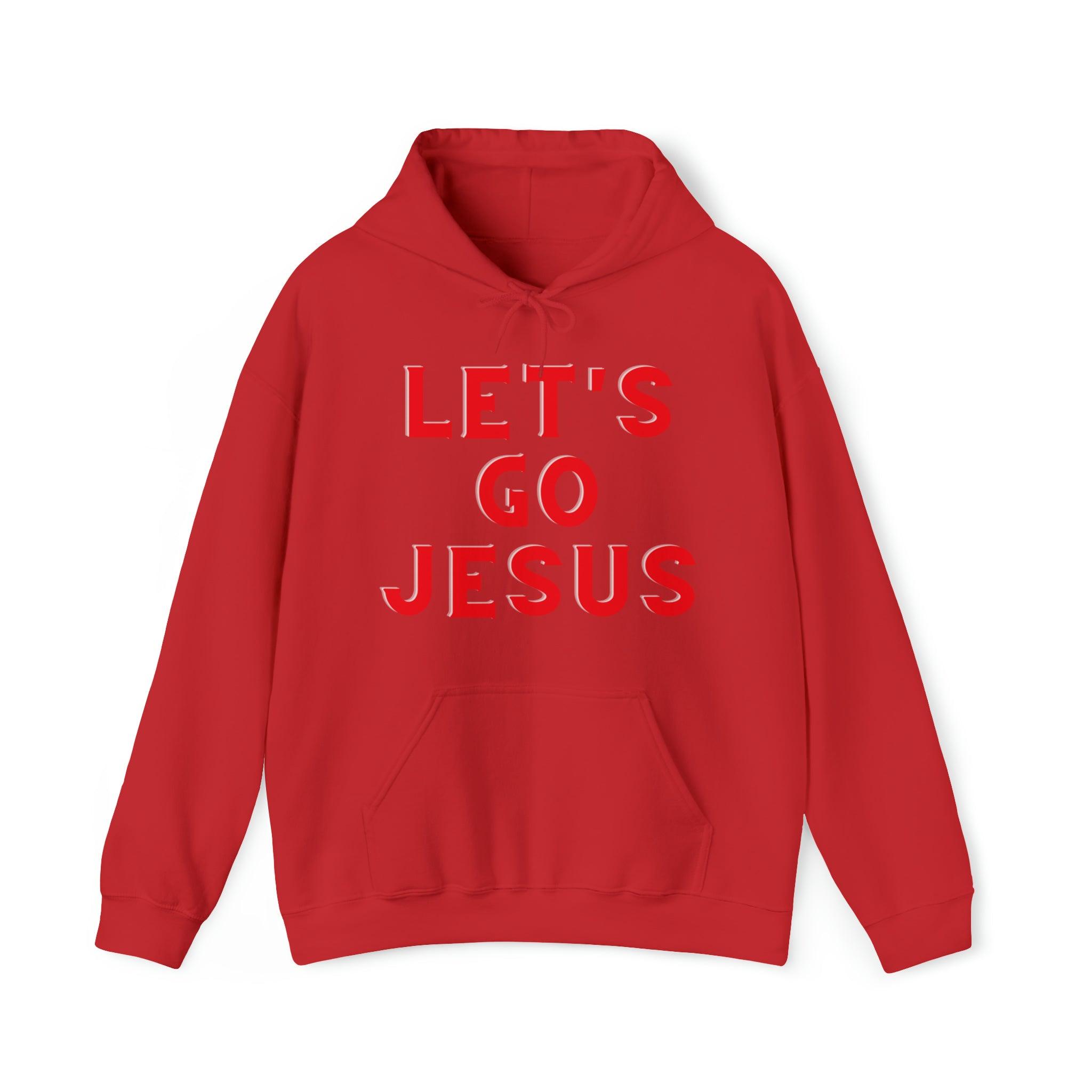 Unisex Cozy Cotton-Blend Hoodie with Jesus Design