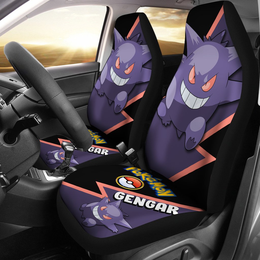 Gengar Anime Pokemon Car Seat Covers - Custom-Made, Durable & Stylish