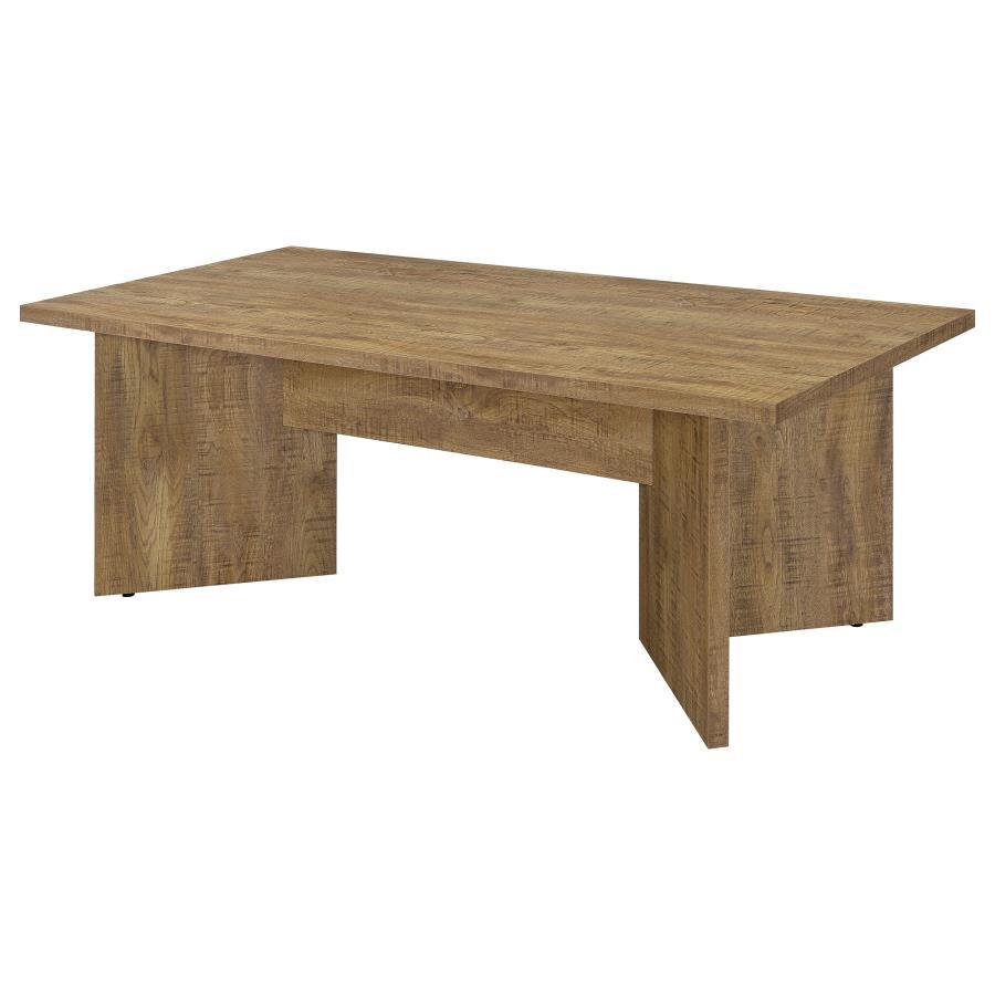 Mango Brown Engineered Wood Dining Table