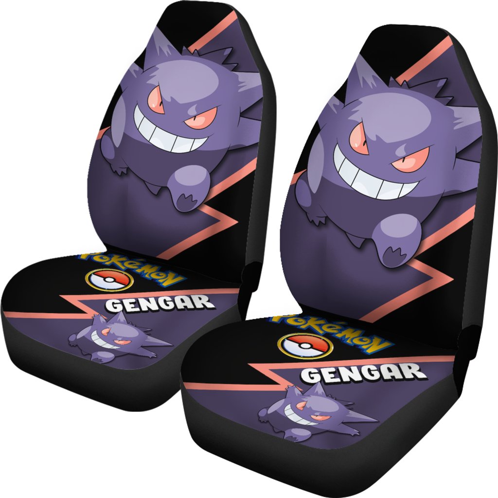 Gengar Anime Pokemon Car Seat Covers - Custom-Made, Durable & Stylish