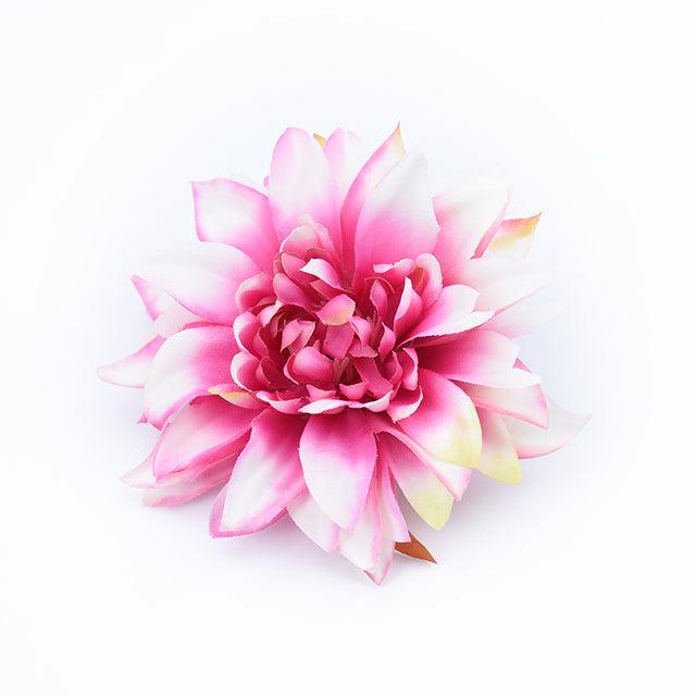 10 Pieces Elegant Silk Gerbera Flower Heads for Wedding and Home Decor