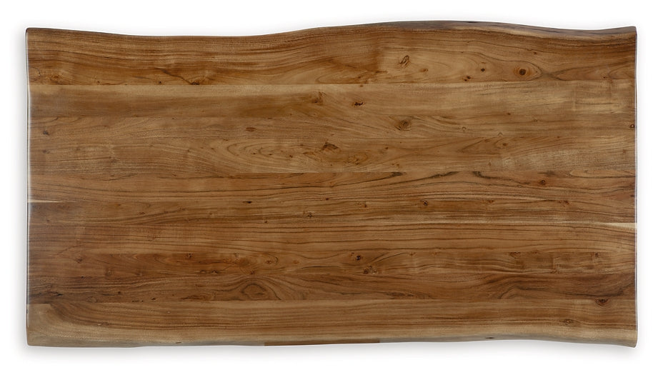 Fortmaine Modern Acacia Wood Rectangular Dining Table