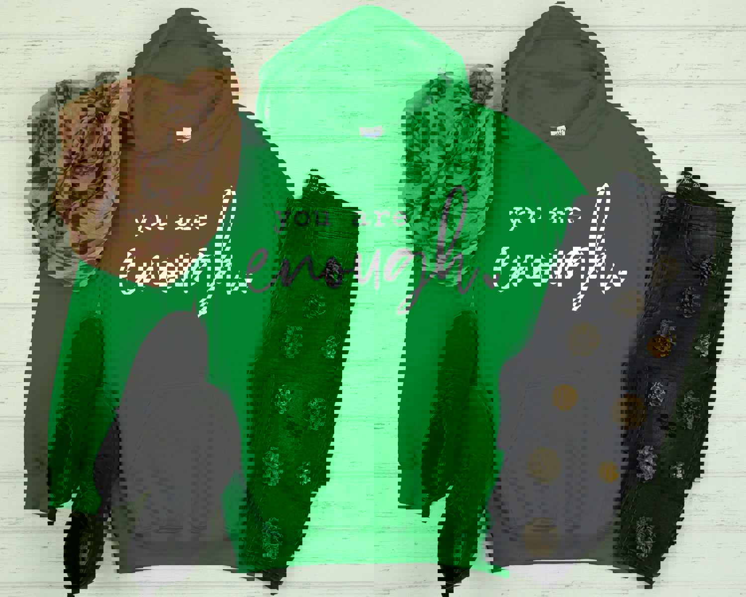 Empowerment Hoodie - Love Yourself, Positive Vibes
