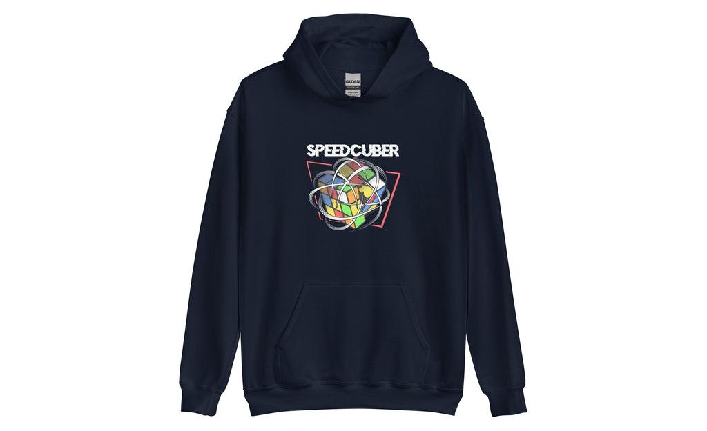 Cozy Rubik's Cube Themed Hoodie - Speedcuber V2 (Dark)