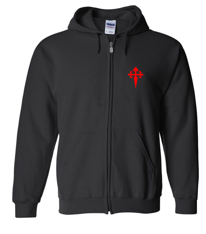 Saint George Cross Crusader Military Christian Hoodie