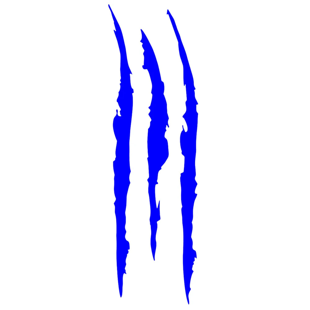 Reflective Monster Claw Car Sticker - Unique Dinosaur Raptor Paw Mark Decal