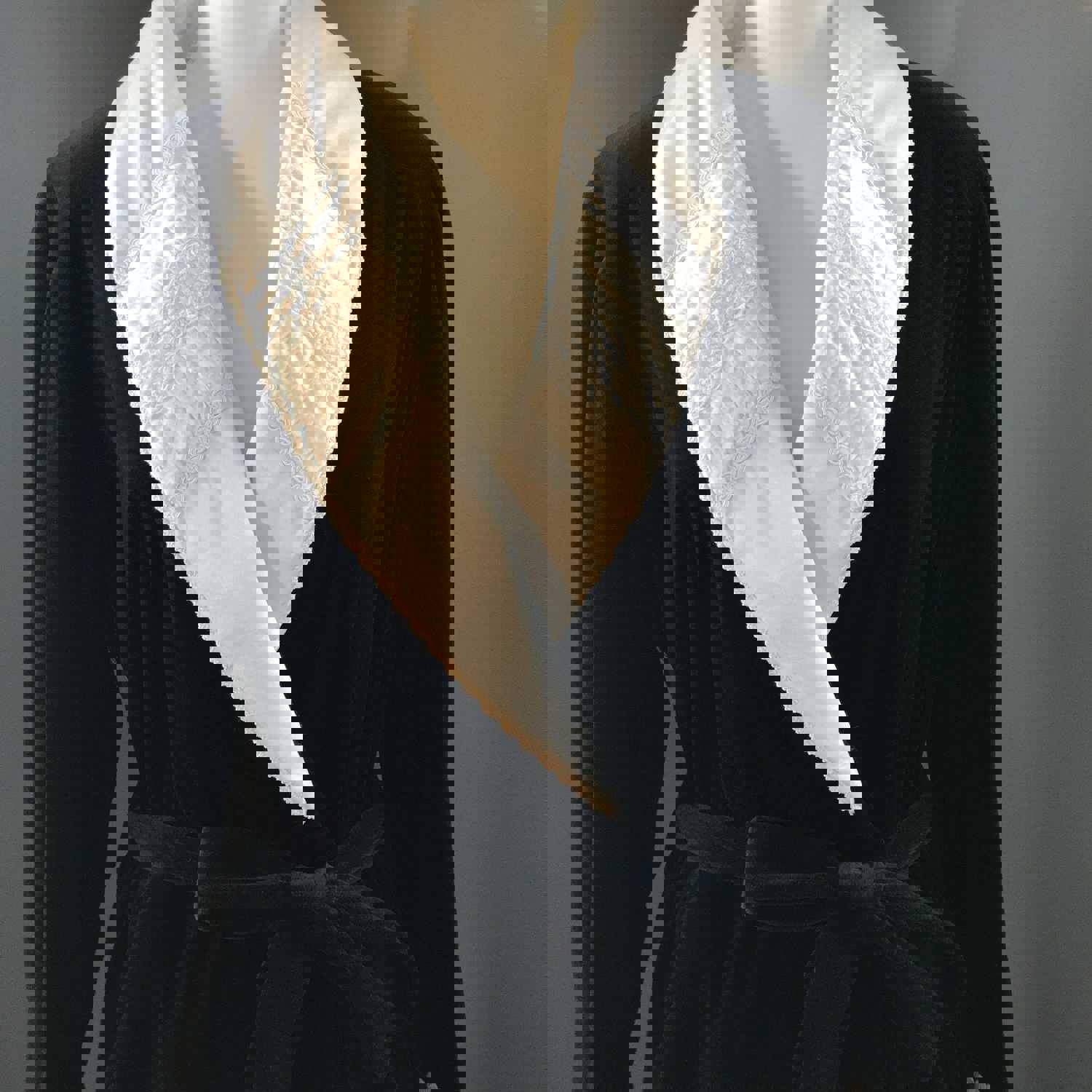 Vintage Velvet Evening Coat by Christian Dior