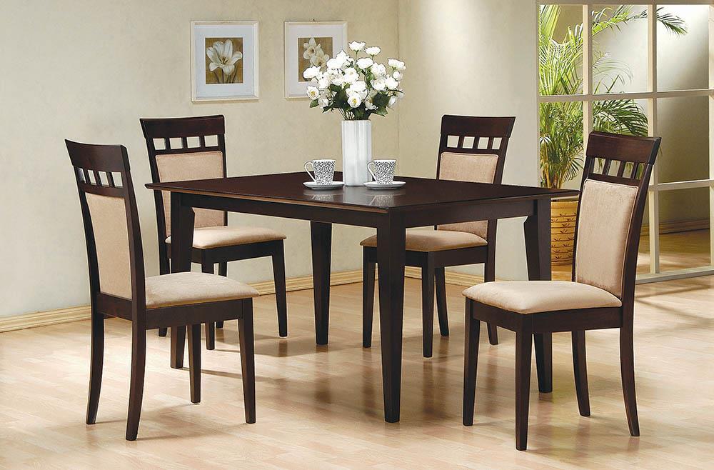 Gabriel Modern Cappuccino Rectangular Dining Table