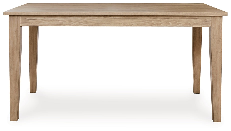 Gleanville Modern Rectangular Dining Table by Ashley Express