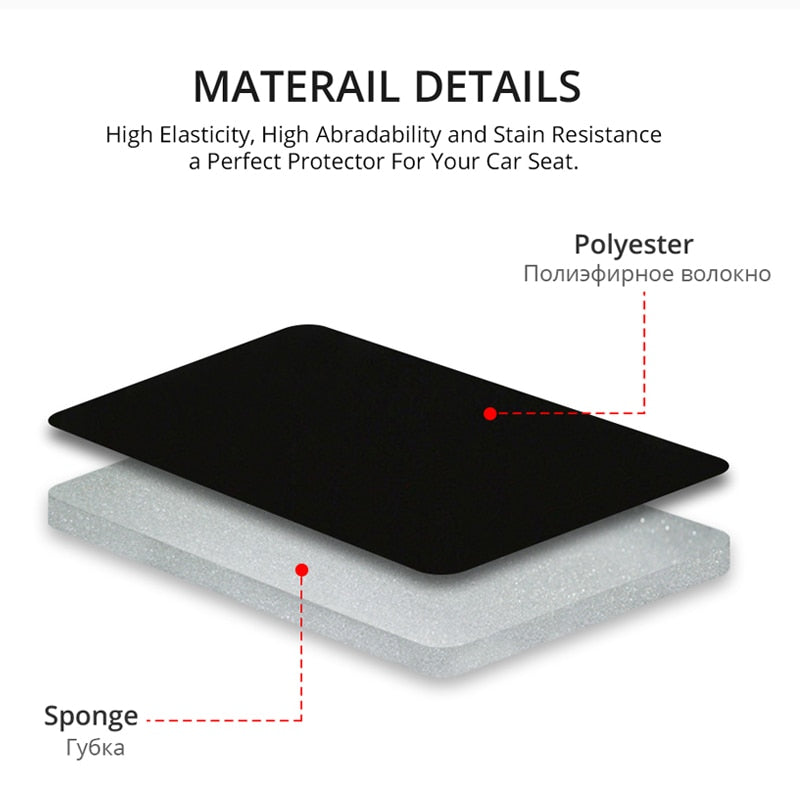 Universal Car Seat Covers Set by AUTOYOUTH - Airbag Compatible, Polyester Material, for Lada, Volkswagen and More