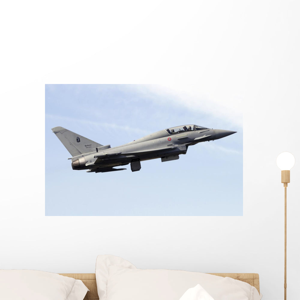 Eurofighter Typhoon 2000 Italian Wall Decal - Vibrant Aviation Decor