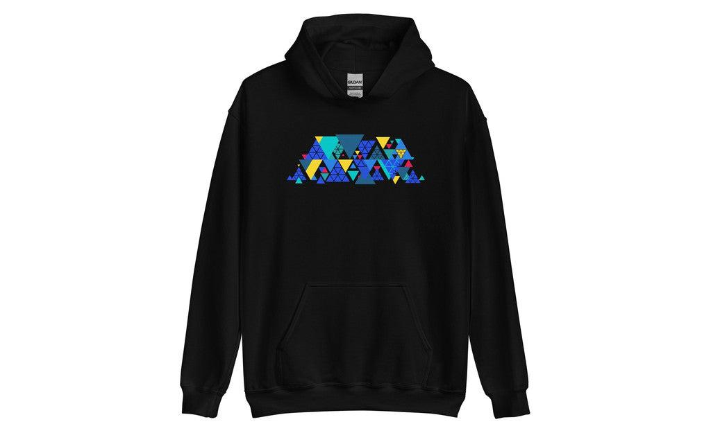 Geometric Pyraminx Hoodie - Cozy and Stylish Sweatshirt